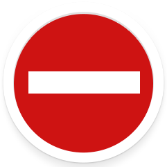 no entry